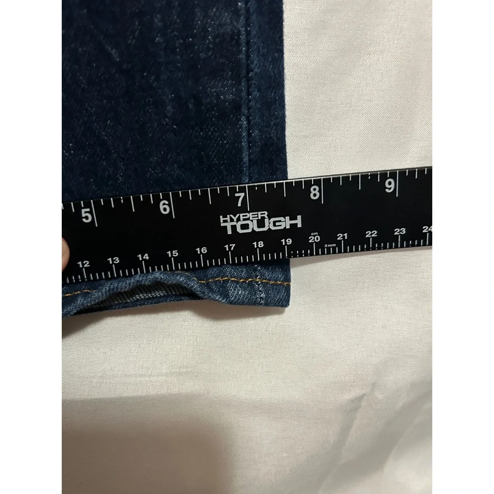 Levis 501‎ Original Fit Mens Dark Wash Straight Leg Button Fly Jeans 32x30